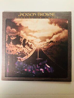 1970s Vinyl Record Jackson Browne Running on Empty Vintage 1977 Album Retro LP